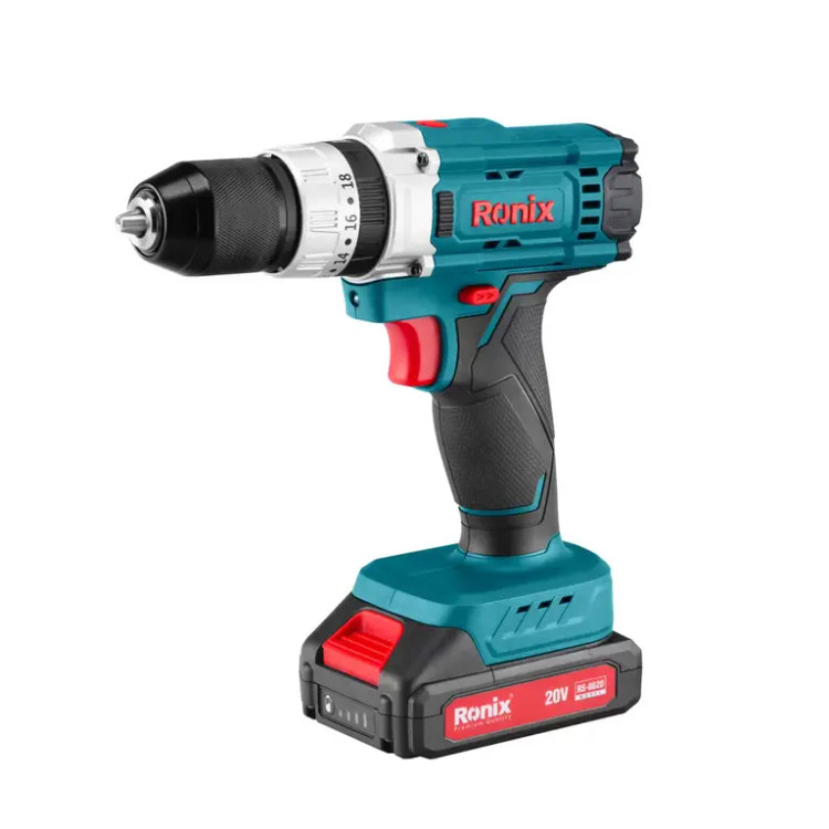 ست ترکیبی دریل شارژی 20 ولت 53 پارچه رونیکس مدل RS-8620