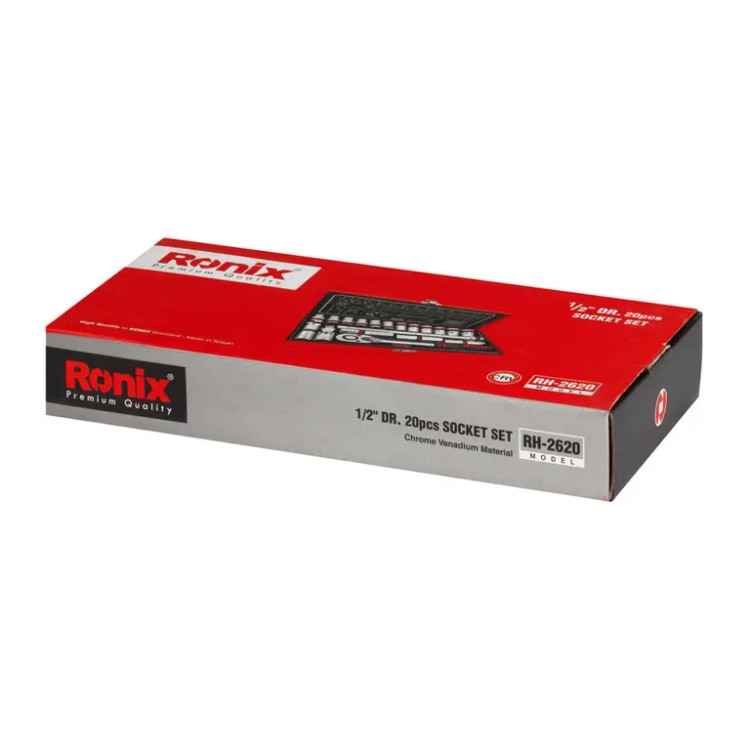 مجموعه بکس 20 عددی 1/2 اینچ رونیکس مدل RH-2620