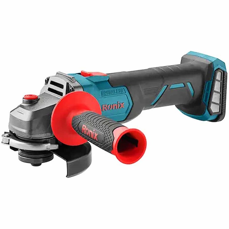 مینی فرز شارژی 20 ولت براشلس 115mm رونیکس مدل 8901
